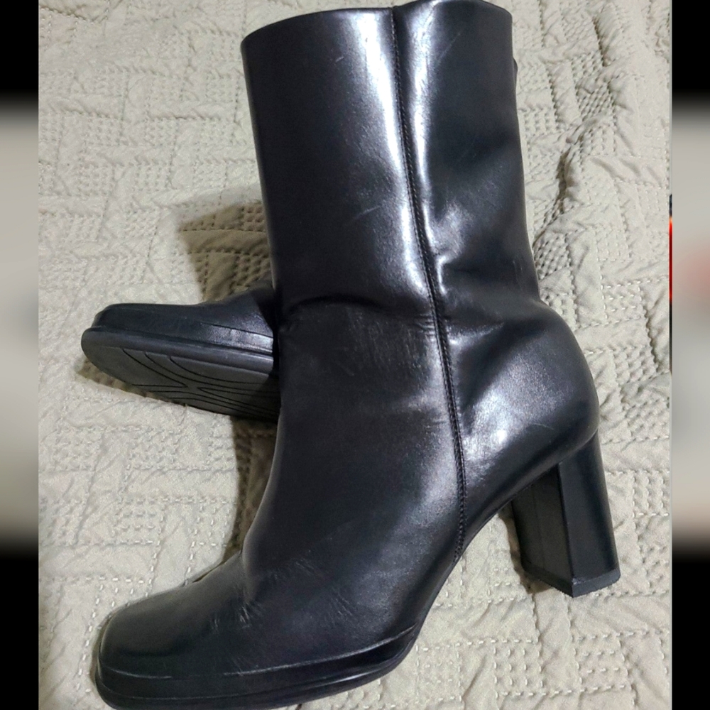 Rockport leather upper boots women (7)